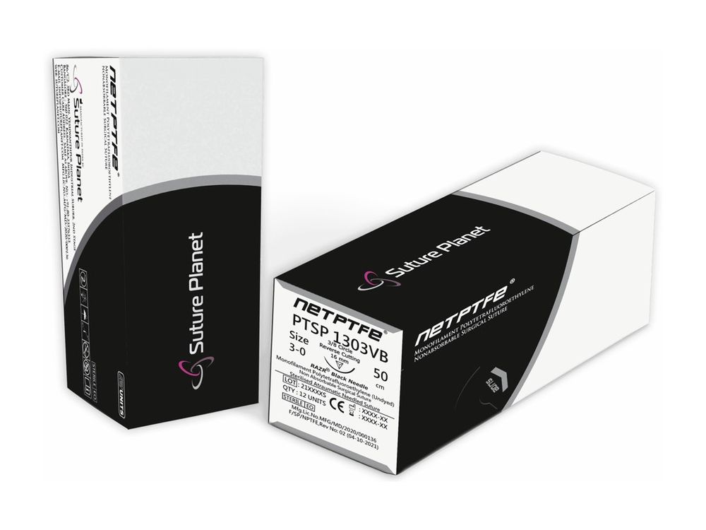 NetPTFE — Polytetrafluoroethylene (PTFE), sterile surgical device by Suture Planet